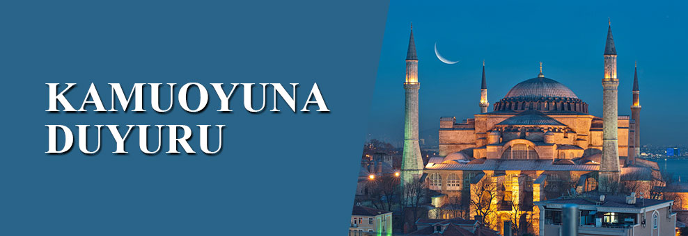 Kamuoyuna Duyuru